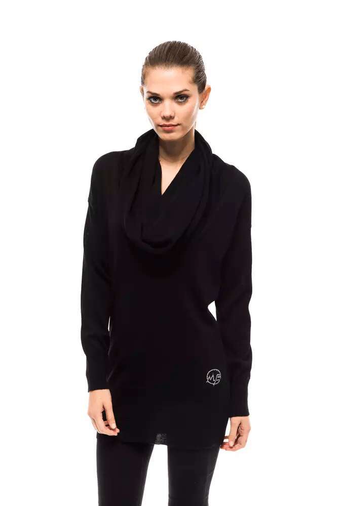 Pull en laine noire 4120016