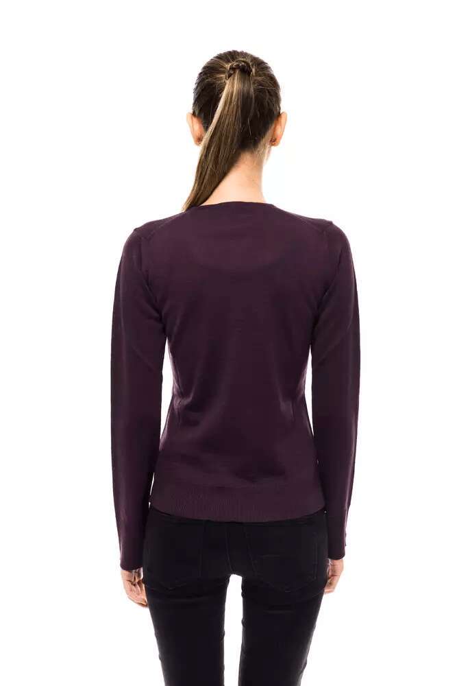 Pull en laine violet pour femme 4110818