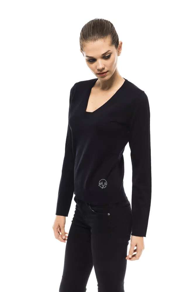 Pull en laine bleue pour femme 4110860