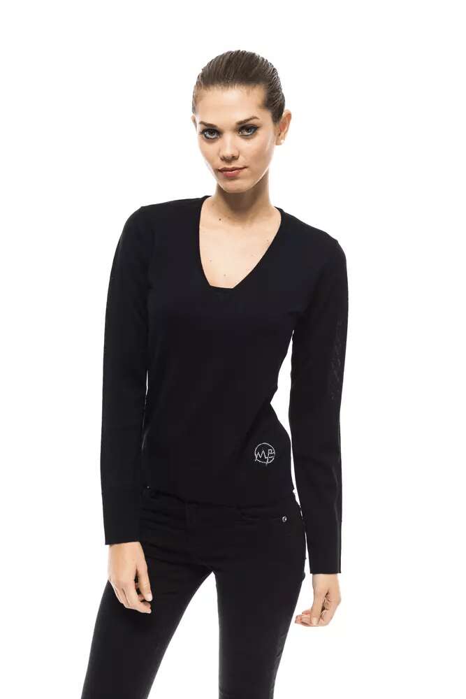 Pull en laine bleue pour femme 4110808