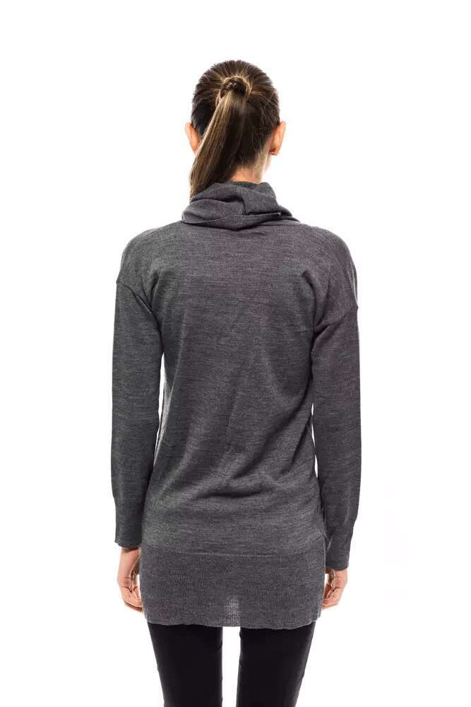 Pull en laine grise pour femme 4110821