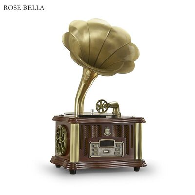LUOSIBEILA-Mini-phonographe-Bluetooth-accessoires-antiques-lecteur-de-disques-europ-ens-haut-parleurs-sans-fil-couleur