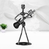 Statue-de-lecteur-de-guitare-en-m-tal-Instrument-de-musique-petit-fer-Figurine-de-collection