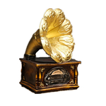 Trompette-Vintage-en-r-sine-mod-le-de-Gramophone-r-tro-europ-en-ornements-artisanaux-pour