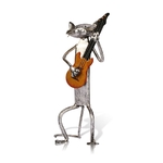 Tooarts-Figurine-pop-A-en-m-tal-guitare-Saxophone-chat-chantant-Articles-d-ameublement-cadeau-artisanal