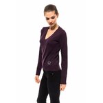 Pull en laine violet pour femme 4110785