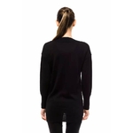 Pull en laine noire pour femme 4120025