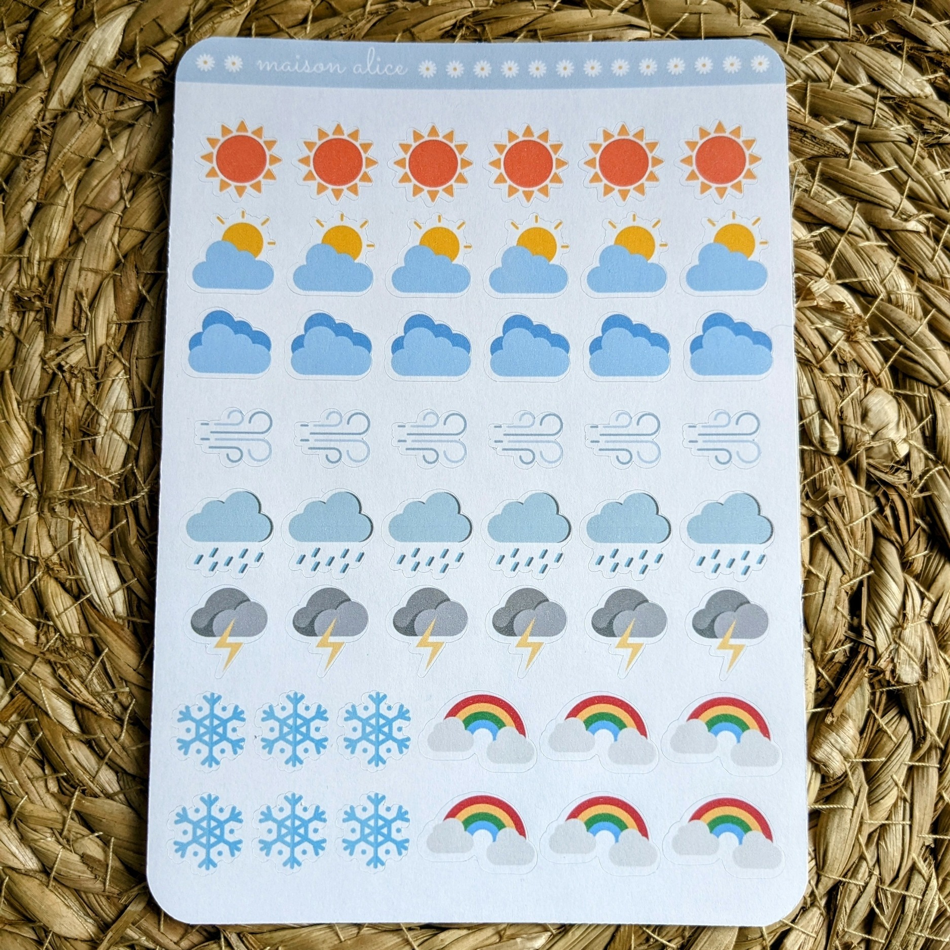 stickers météo