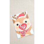 carte a gratter renne noel