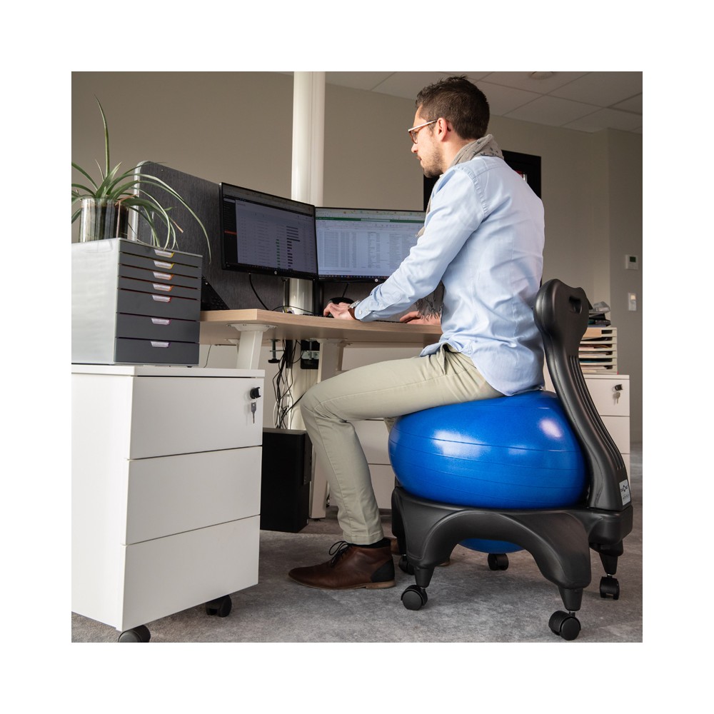 Le siège ballon, la chaise anti mal de dos