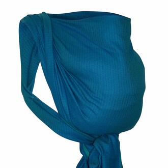 Écharpe de portage Storchenwiege Léo turquoise