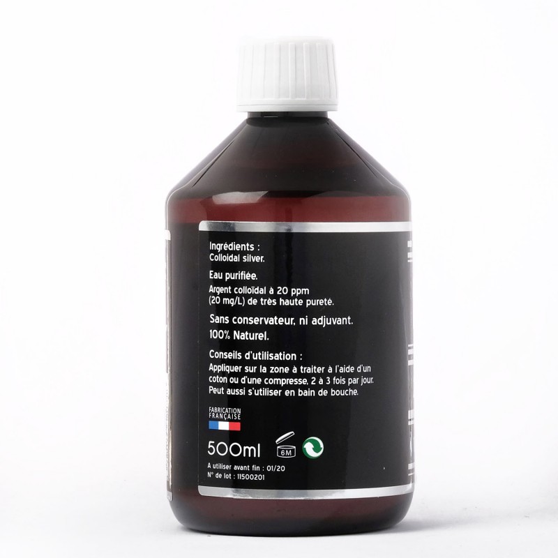 Argent Colloïdal 500 ML - conseil dutilisation