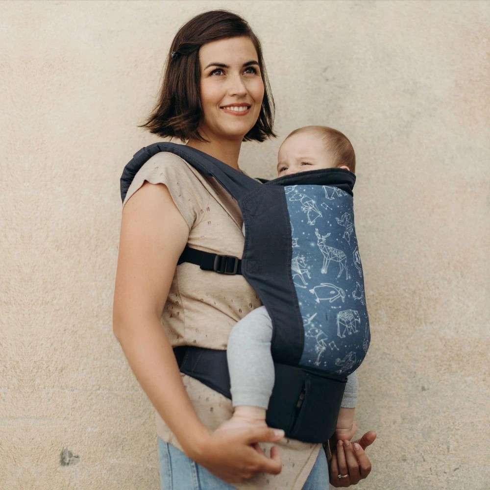 Azeekoom Porte Bébé Ergonomique, Porte-bébé Ventraux Dorsaux ,avec Siège à  Hanche, Coton Léger et Respirant, Réglable pour les Bébés et les Enfants de  0 à 48 Mois (3,5 à 25 kg) 