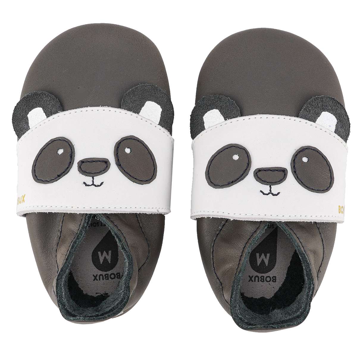 bobux soft soles Bamboo papa panda - chausson bébé