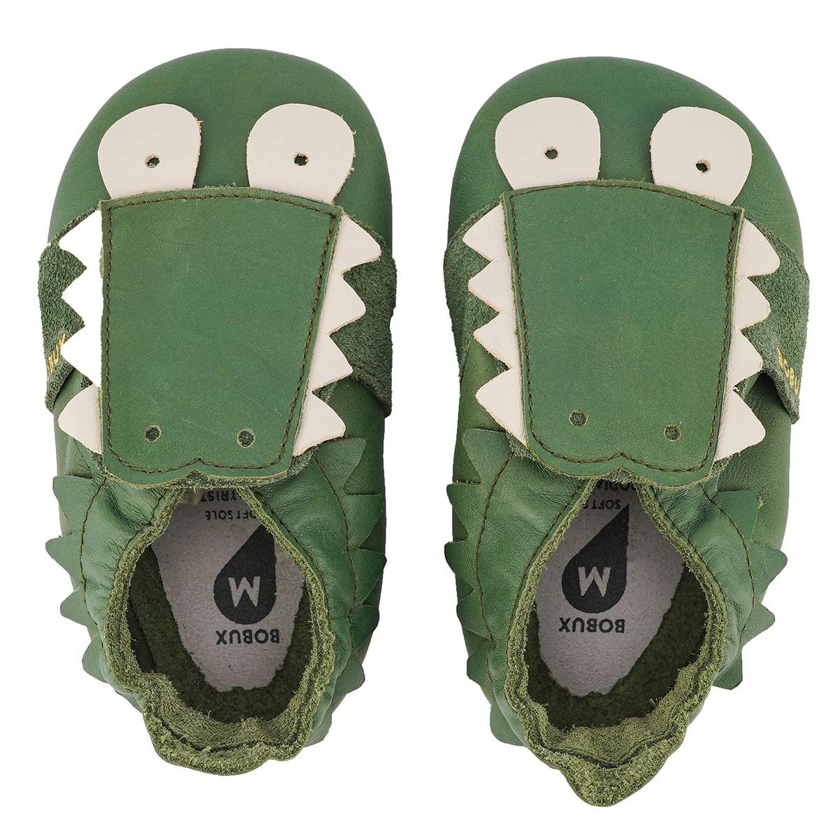 Bobux Soft Soles Snap le Croco - Chaussons de bébé