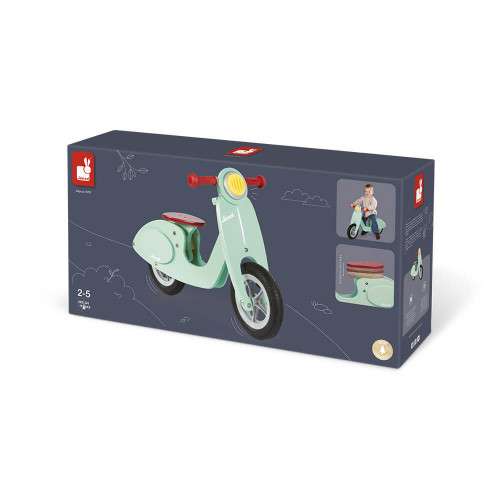 box draisienne janod scooter mint