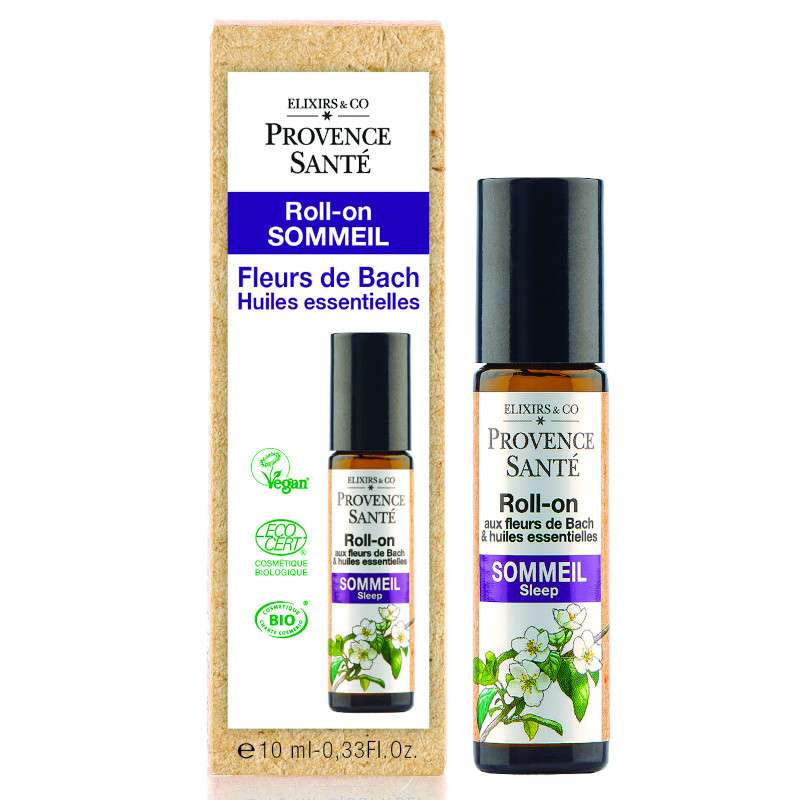 Roll-on aux Fleurs de Bach et Huiles essentielles - SOMMEIL - provence santé