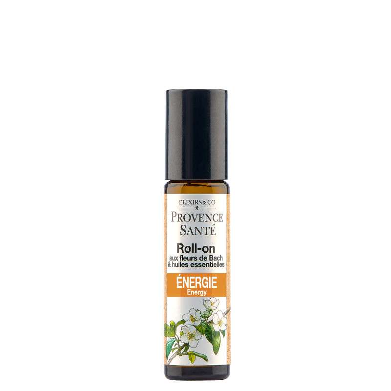 Roll-on aux Fleurs de Bach et Huiles essentiels - energie