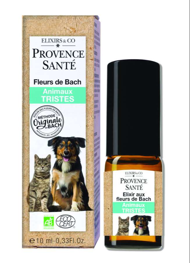 Spray Fleurs de Bach pour animaux TRISTES - Provence santé