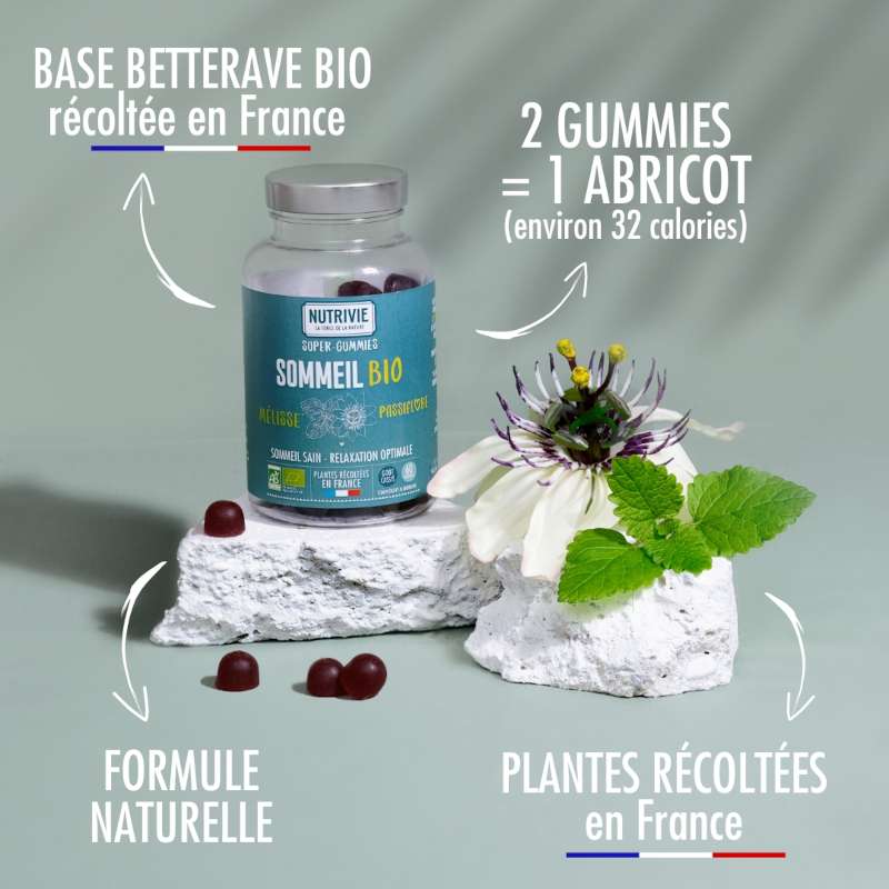 Super-Gummies Sommeil Bio  -  Nutrivie