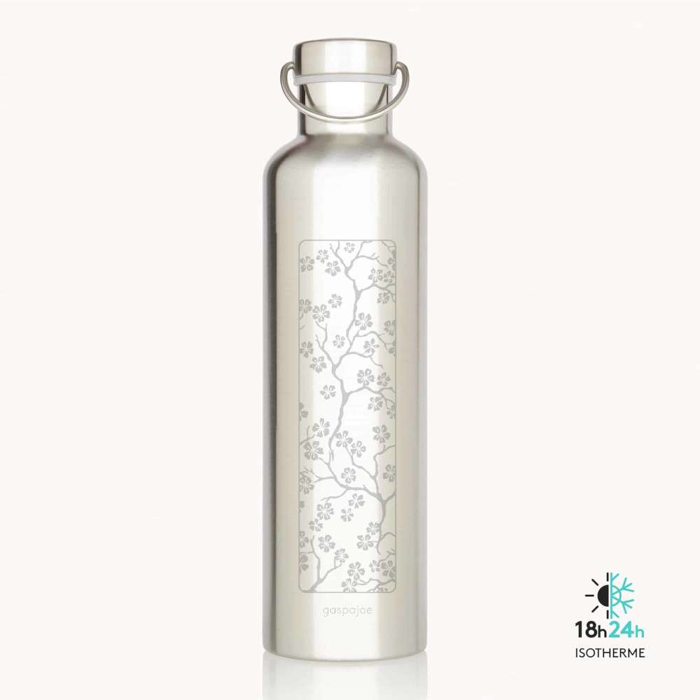 Gourde Gaspajoe isotherme Groovy 1 L - cerisier