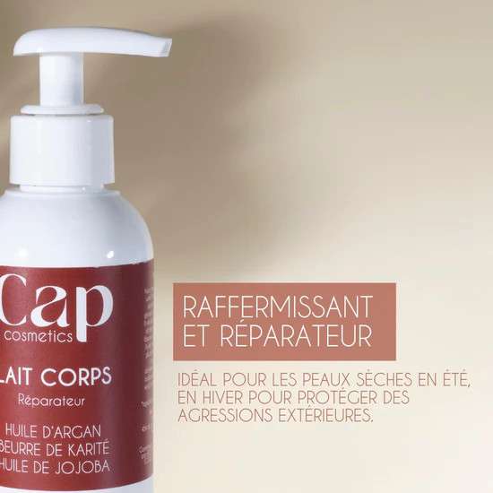 Lait corps réparateur 200ml cap cosmoetics 4