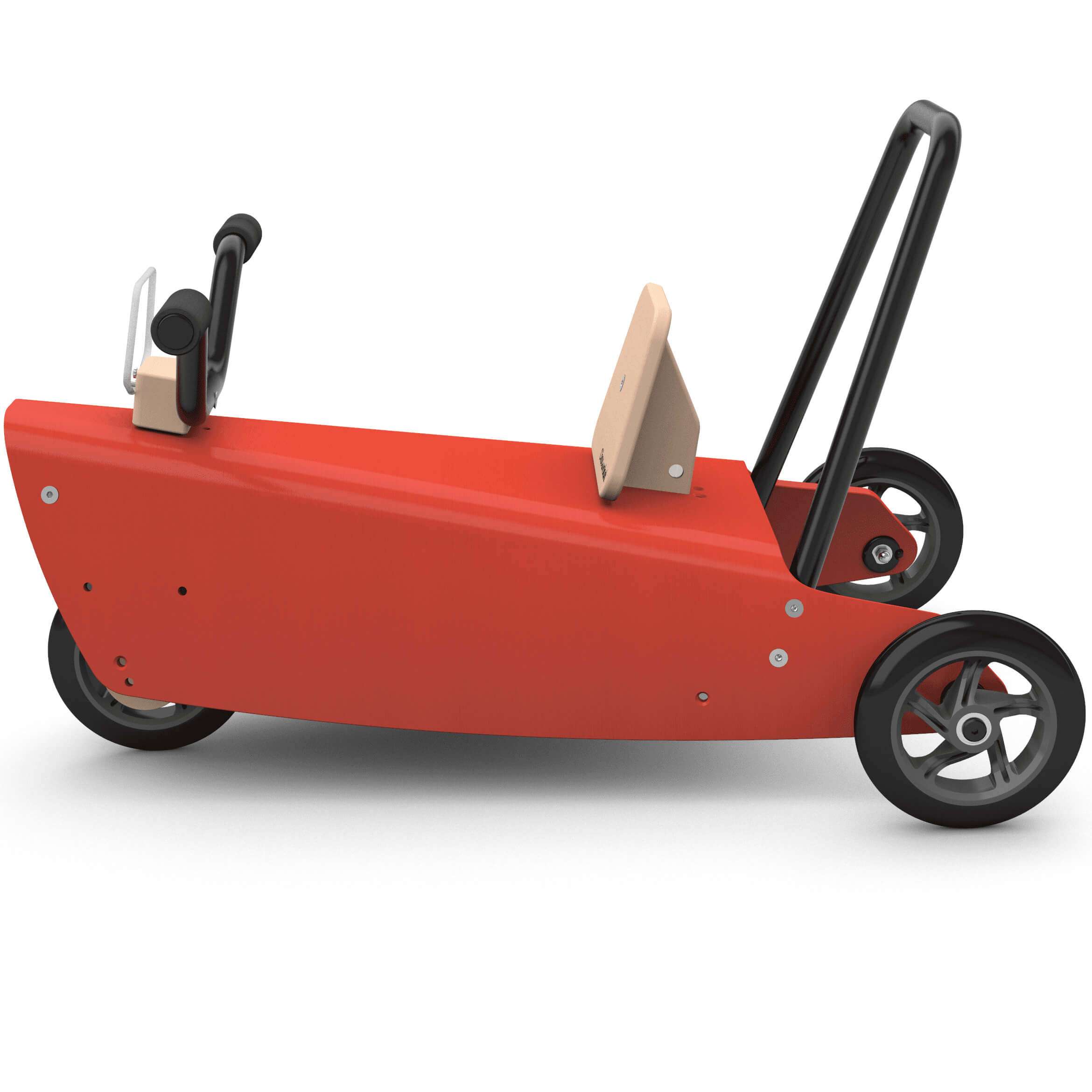 Porteur moto en bois design made in france rouge 6