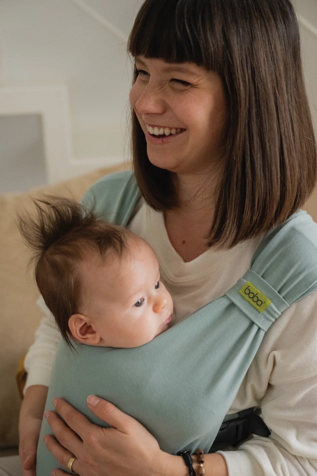 porte bébé boba Bliss Sea Mist-min