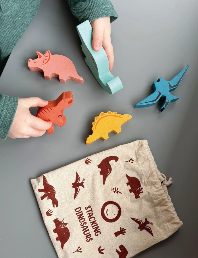 jouets en bois dinosaures joyeux jouets à empiller -mt7204-379692-min
