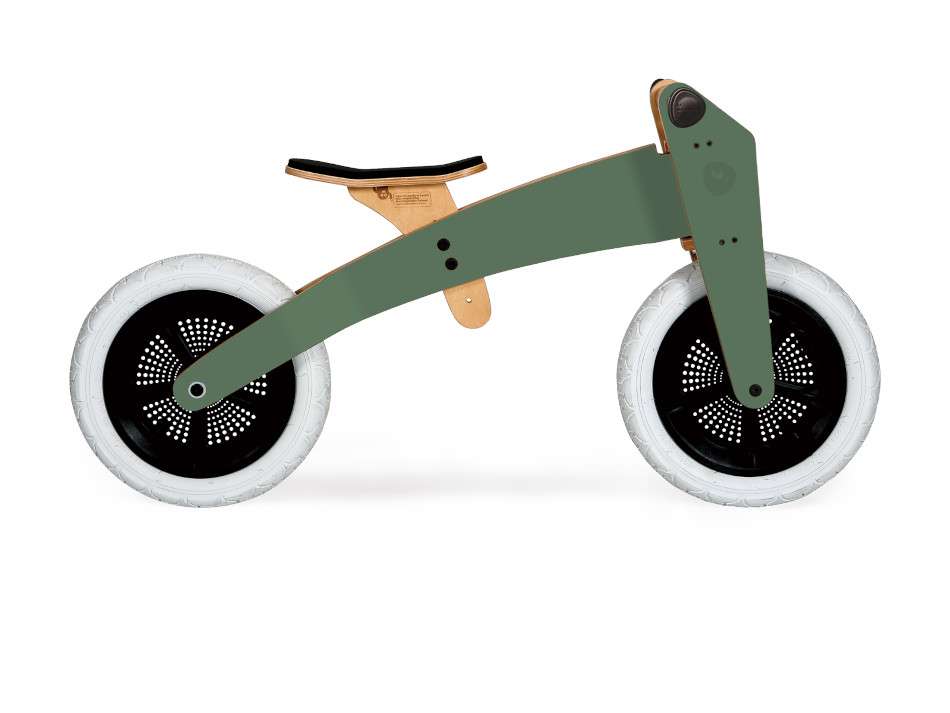 draisienne évolutive Wishbone Bike 2 en 1 vert sapin