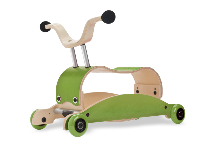 Wishbone Mini Flip Deluxe - vert - base marche