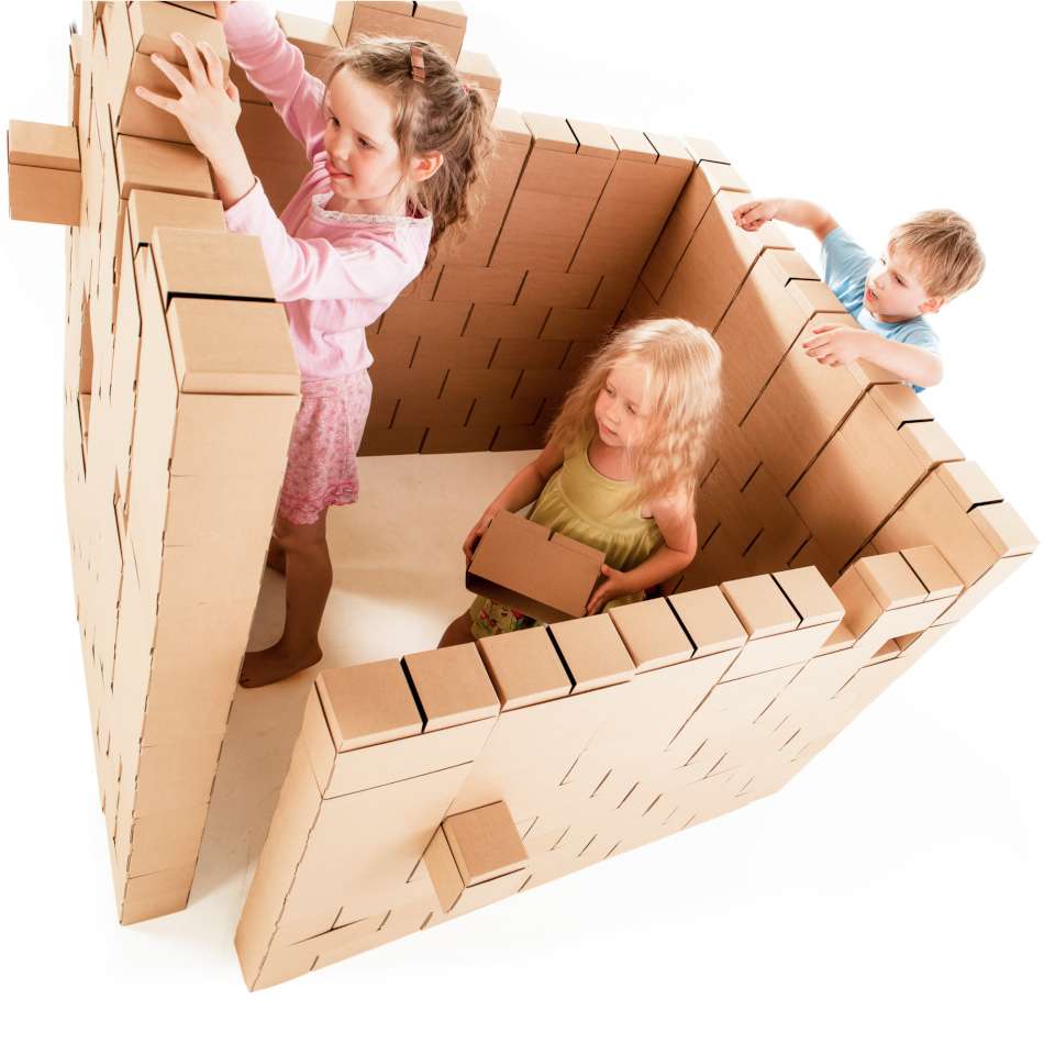 cabane en carton gigi bloks