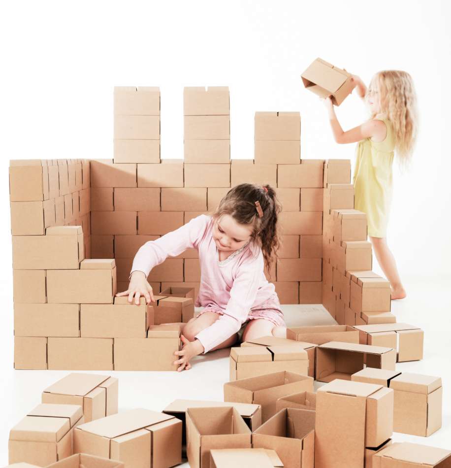 Gigi Bloks : les blocs de construction géants en carton qui stimulent la créativité des enfant