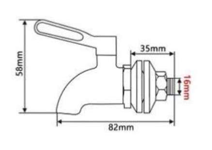 shema robinet metal british berkefeld