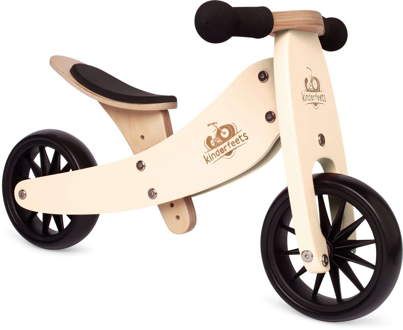 draisienne tiny tot 10 pouces kinderfeets - crème