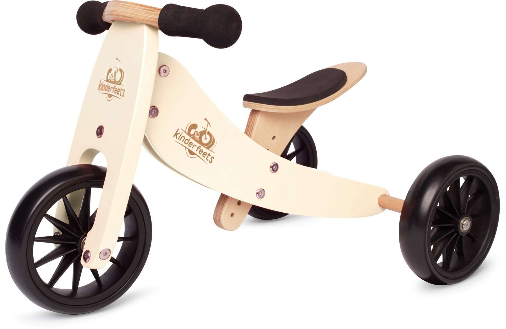Draisienne 3 roues pour bébé dès 18 mois petit vélo sans pédales vert