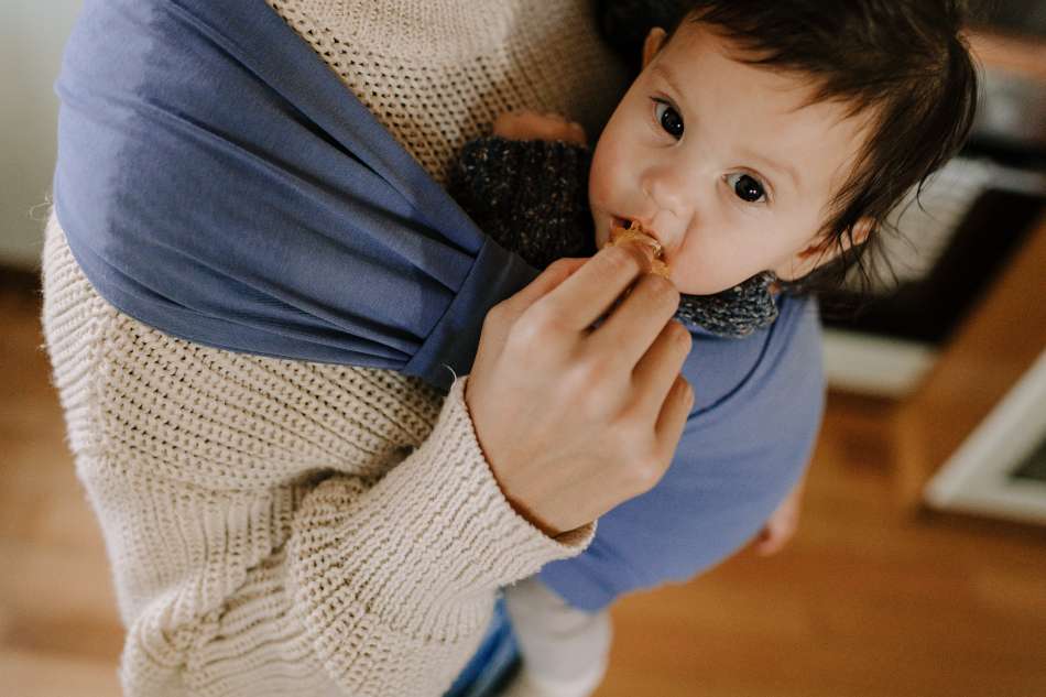 boba bliss vintage navy blue porte bébé