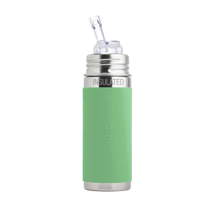 Gourde Isotherme Pura Kiki 260 ml en Inox avec Paille pour Enfants