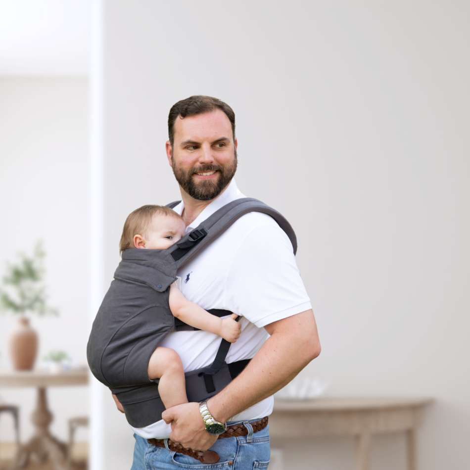 babylonia flexia Anthracite - porte-bébé - portage devant