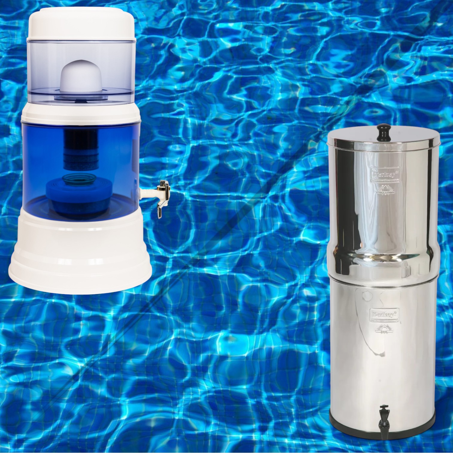 Fontaine EVA vs Berkey : quelle fontaine filtrante choisir ?