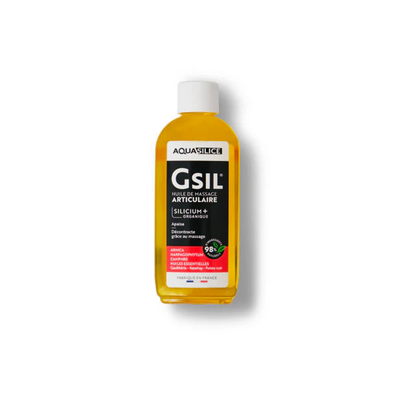 Huile de Massage Articulaire GSIL 100 ml | Effet Chauffant Naturel