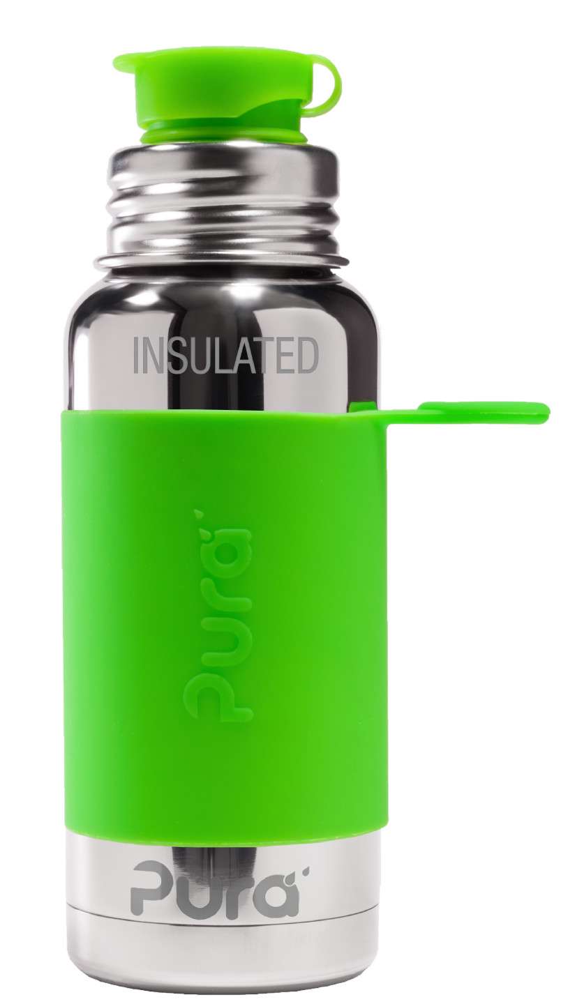 gourde pura Isotherme  475ml  big mouth - vert