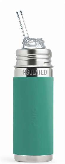 gourde pura Isotherme avec embout paille free flow  260ml - menthe