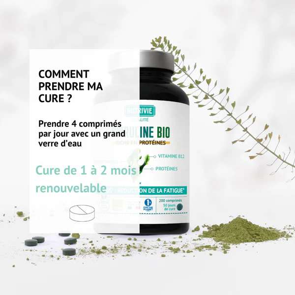 spiruline bio 200 comprimés