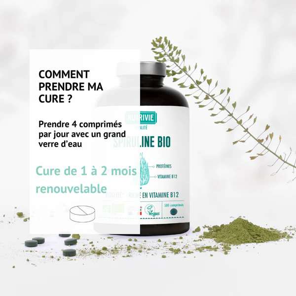 Comment prendre la Spiruline Bio Nutrivie 