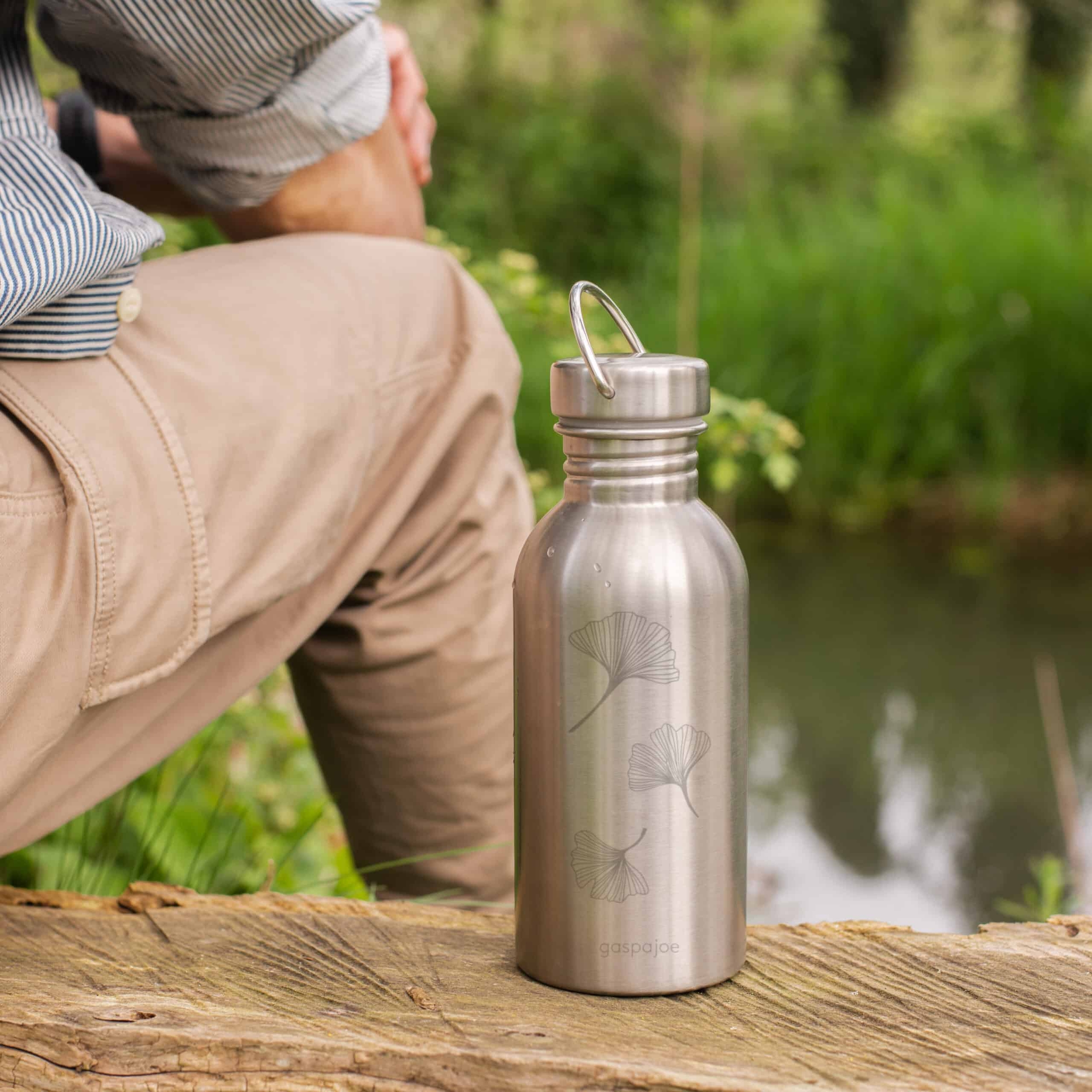 gaspajoe sporty ginkgo 750  - gourde inox