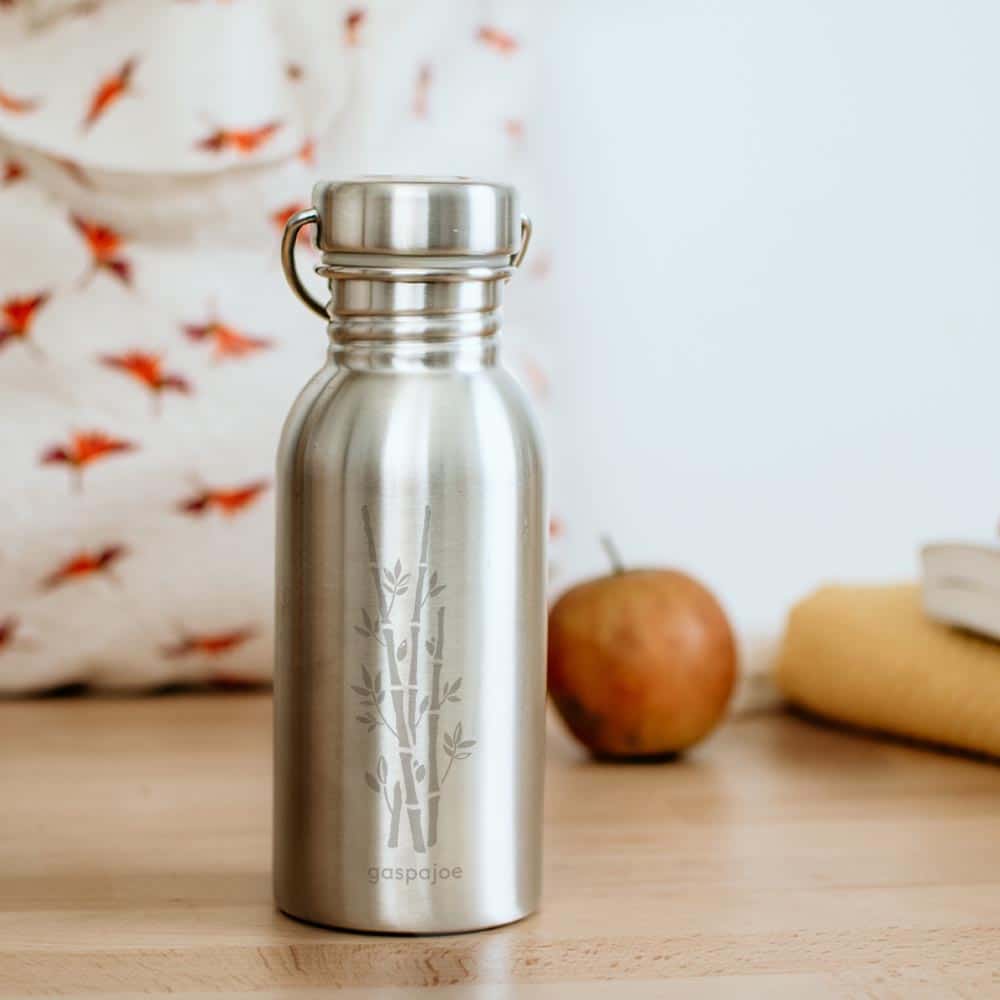 gaspajoe sporty bambou  500 ml - bouteille inox