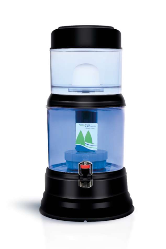 fontaine 1200 bep en verre noire