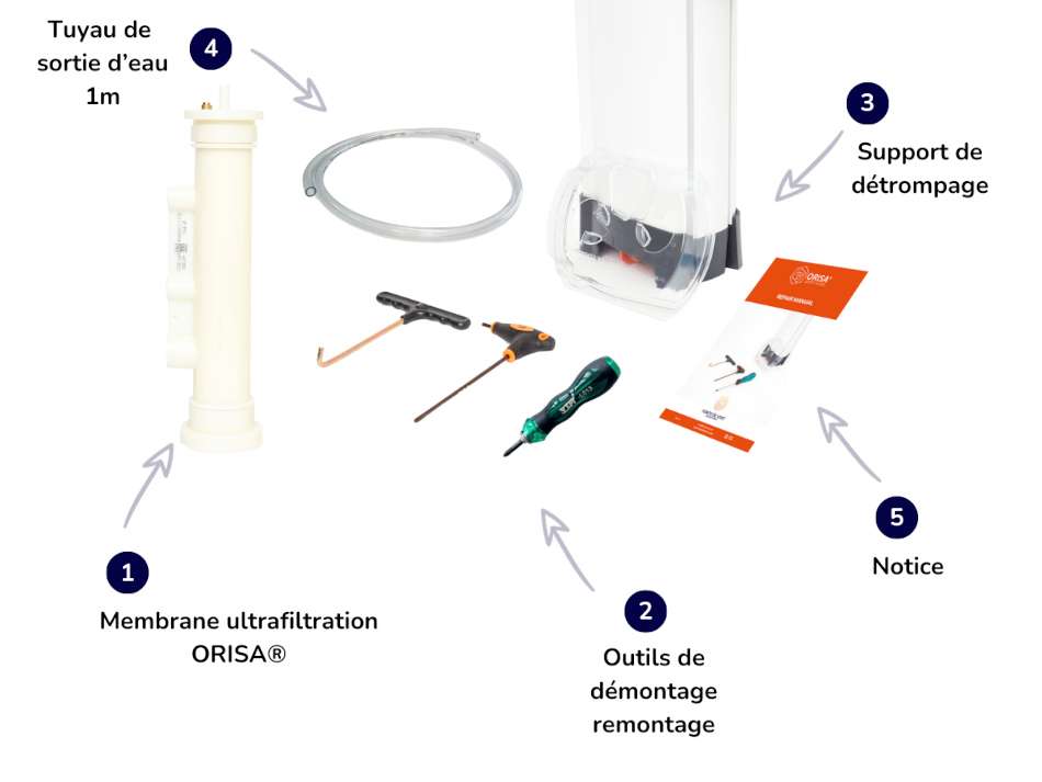 kit entretien membrane  orisa