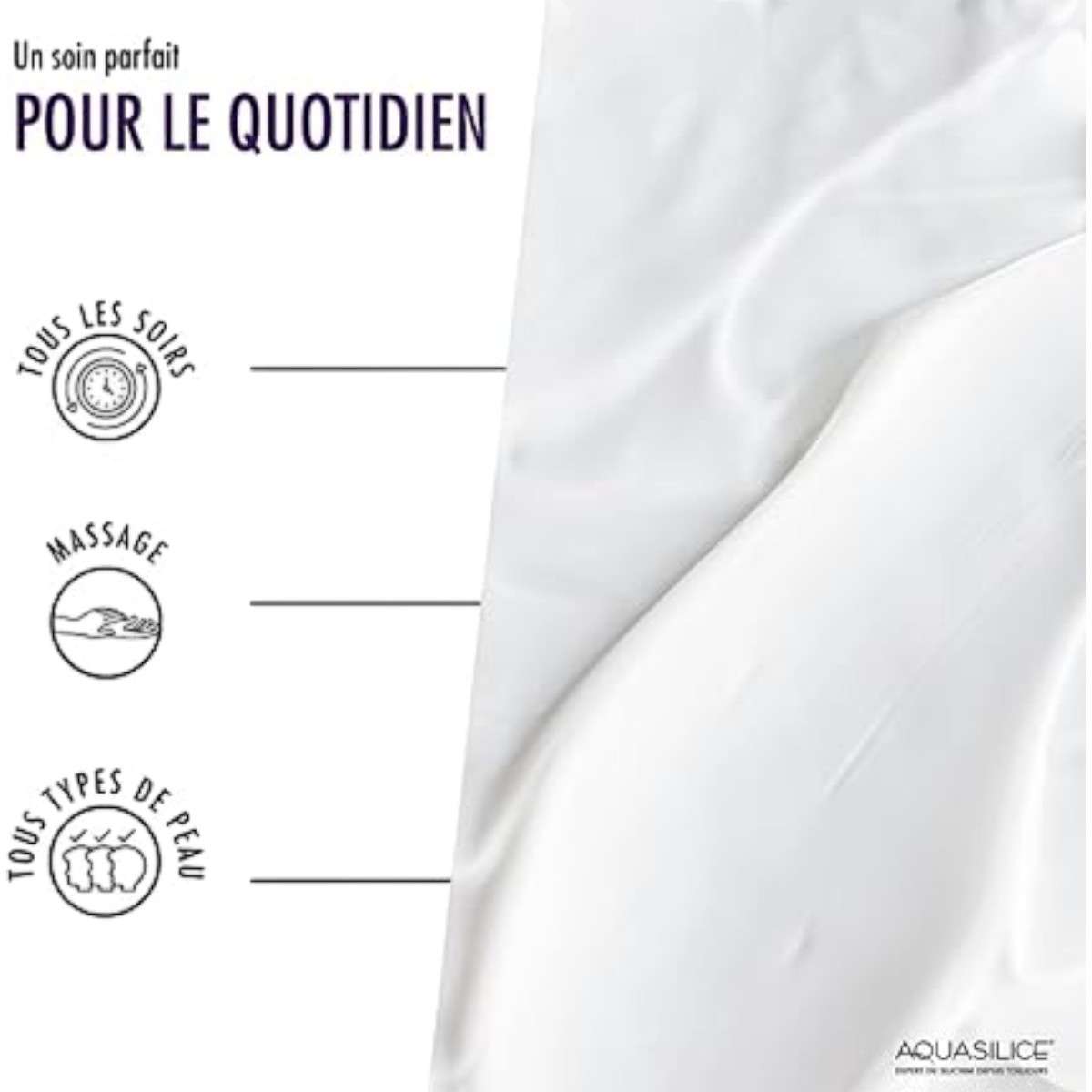 Crème de nuit Aquasilice Dermsil Hyaluronic – tube 50 ml